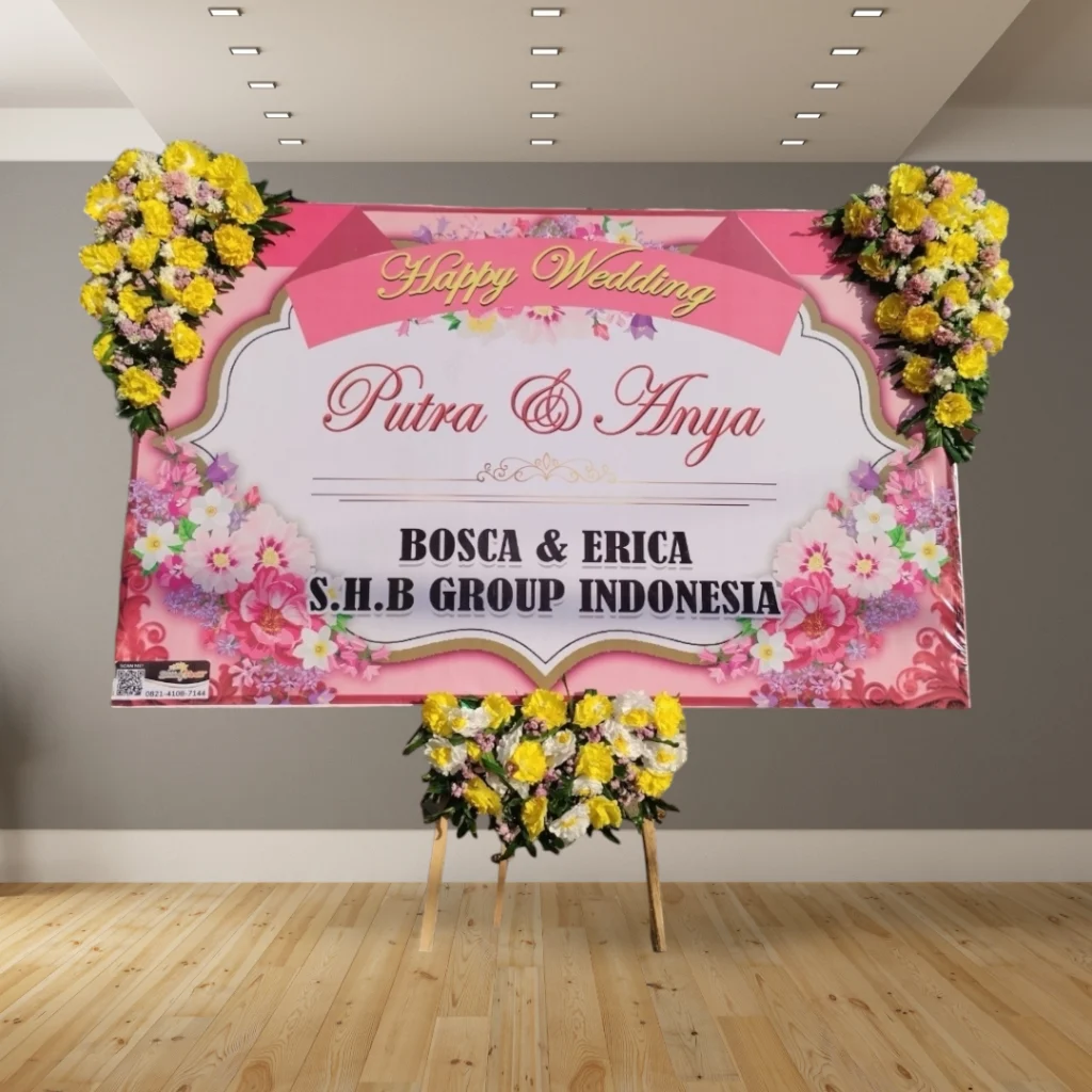 Karangan Bunga Pernikahan Bintang Florist Surabaya