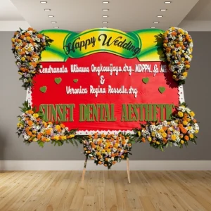 Karangan Bunga Pernikahan Bintang Florist Surabaya