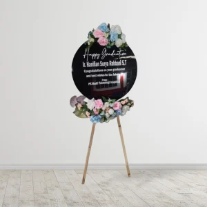 Papan Bunga Akrilik Bintang Florist