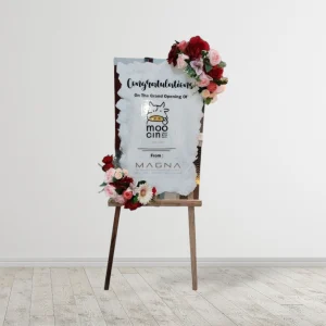 Papan Bunga Akrilik Bintang Florist