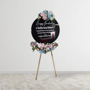 Papan Bunga Akrilik Bintang Florist
