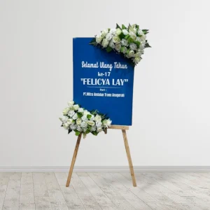 Papan Bunga Akrilik Bintang Florist