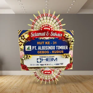 Papan Bunga Selamat Sukses Bintang Florist