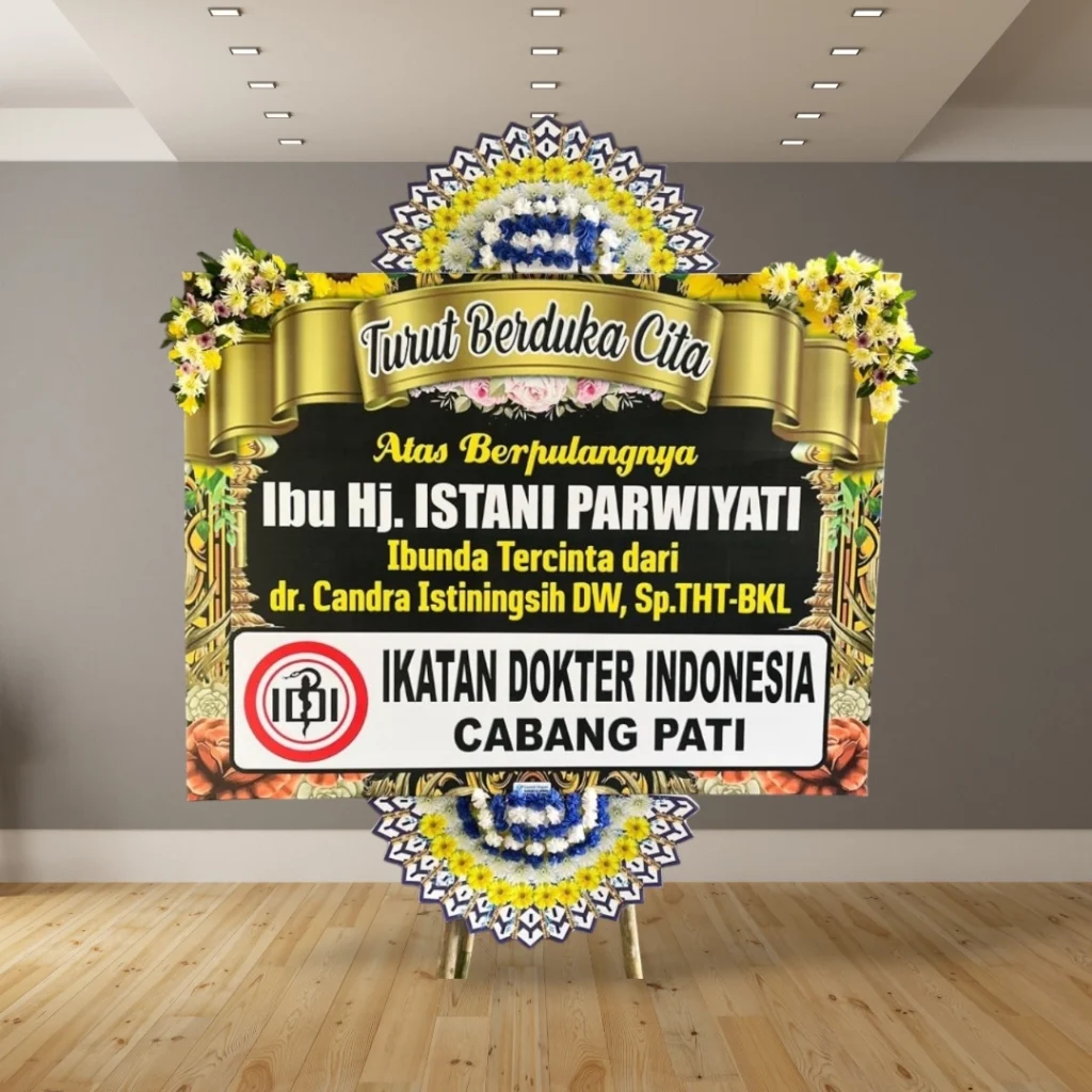 Papan Bunga Duka Cita Malang