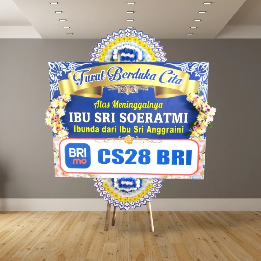 Papan Bunga Duka Cita Malang