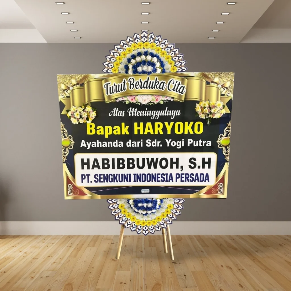 Papan Bunga Duka Cita Malang