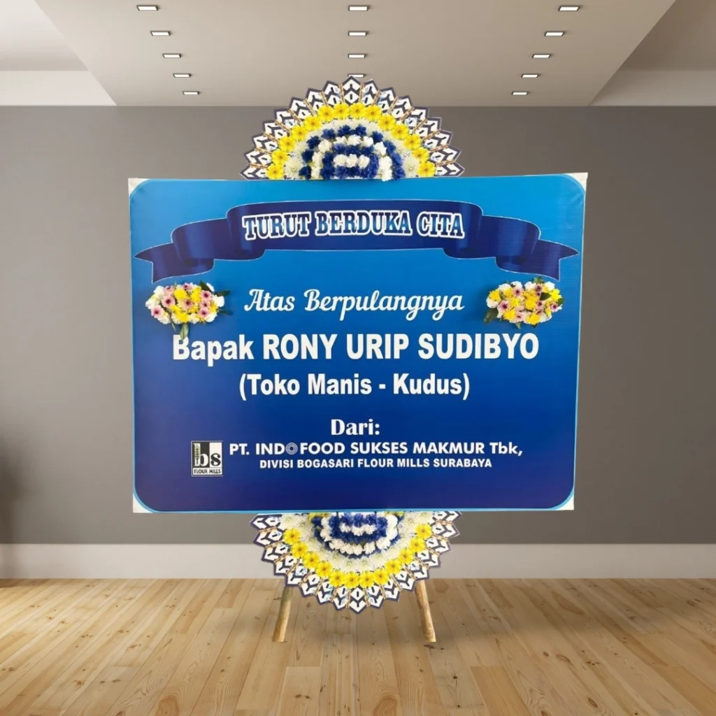 Papan Bunga Duka Cita Malang