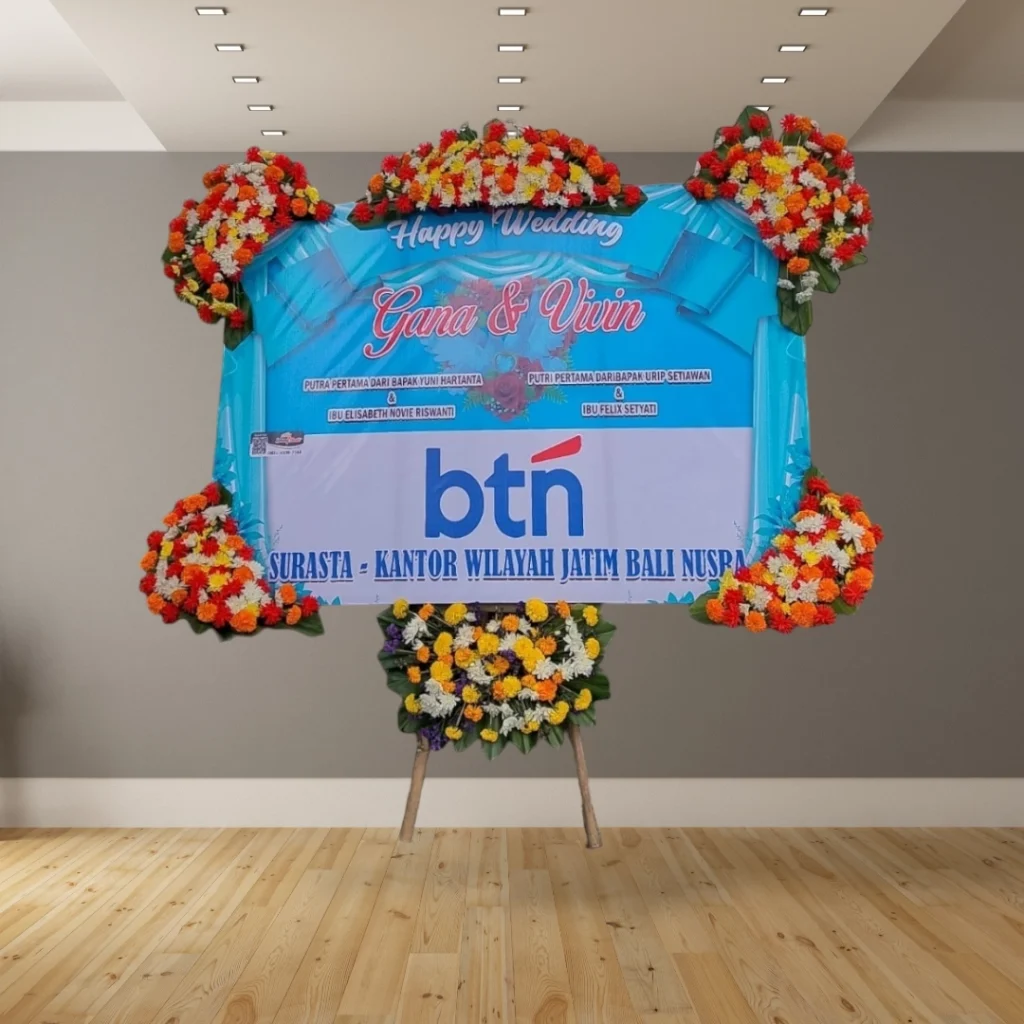 Papan Bunga Wedding Malang