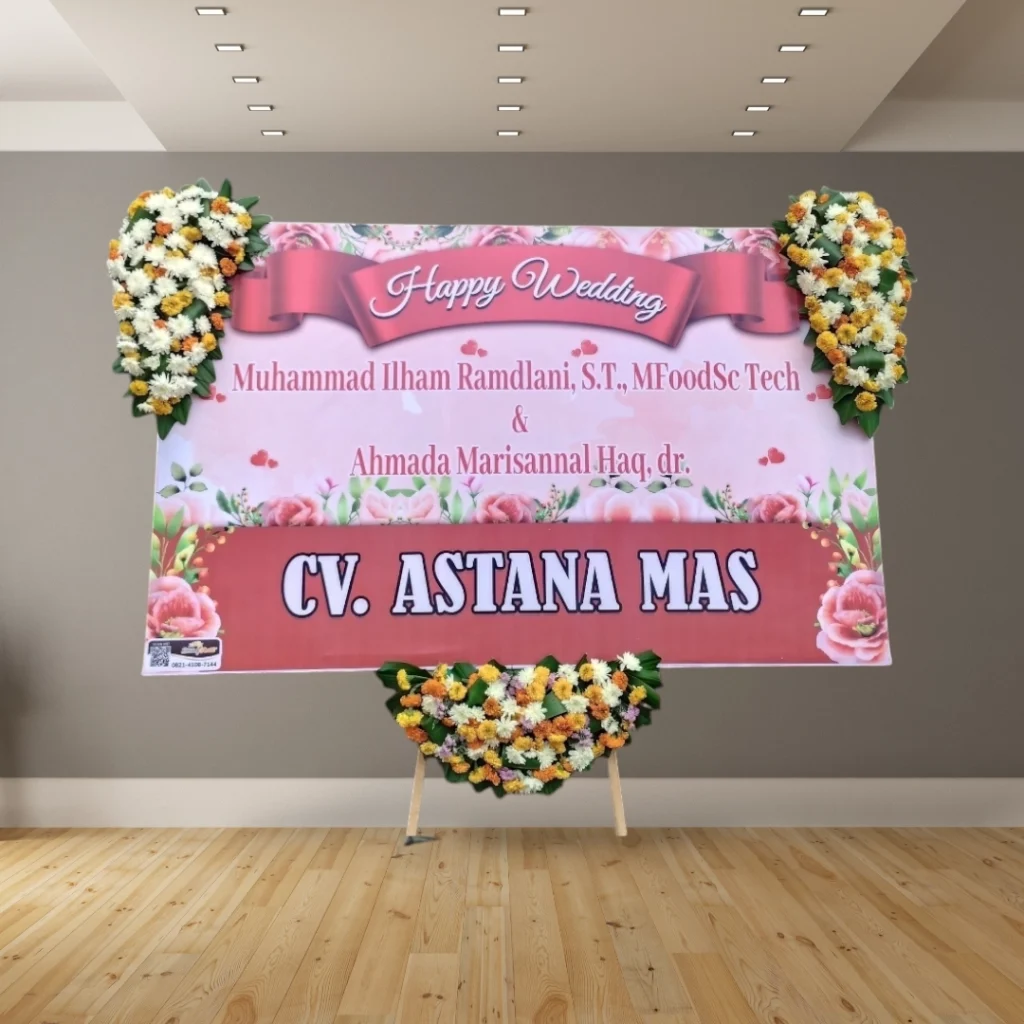 Papan Bunga Wedding Bintang Florist