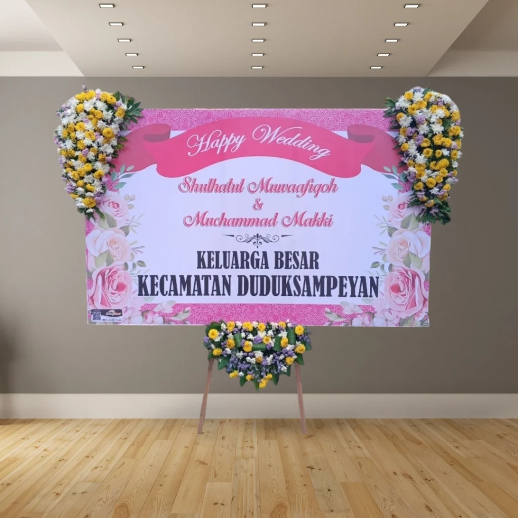 Papan Bunga Wedding Malang