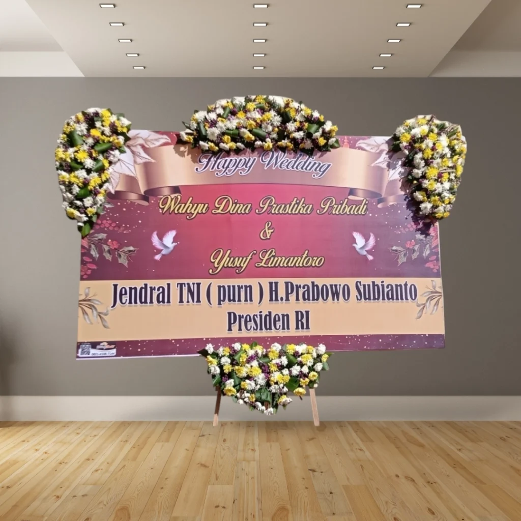 Papan Bunga Wedding Malang