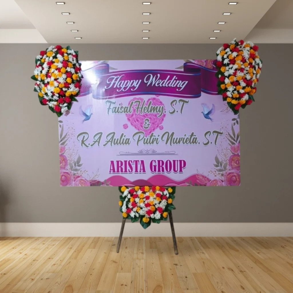 Papan Bunga Wedding Bintang Florist