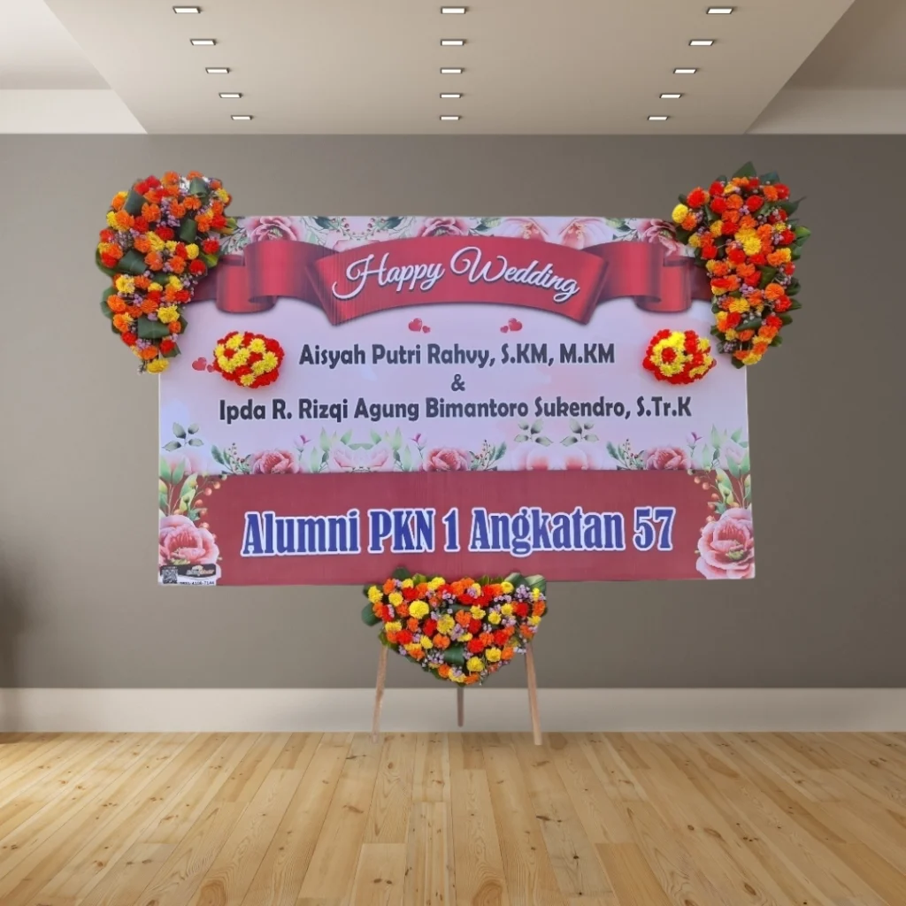 Papan Bunga Wedding Bintang Florist