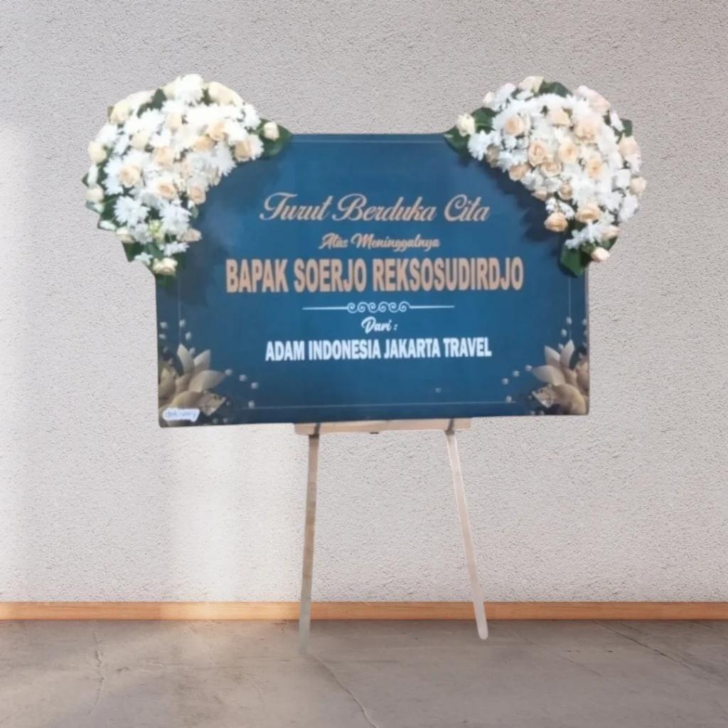 Papan Bunga Duka Cita Bintang Florist