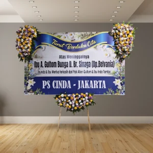 Papan Bunga Duka Cita Malang
