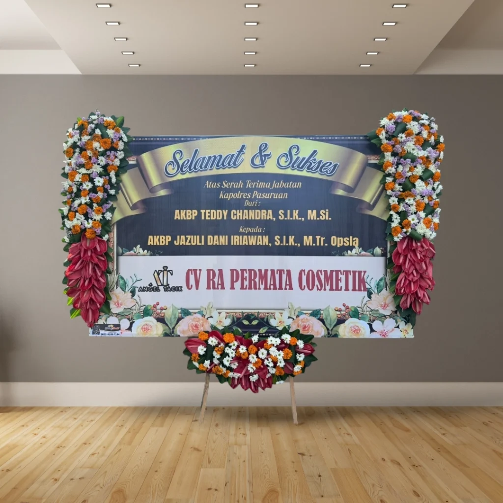 Papan Bunga Selamat Sukses Bintang Florist Malang