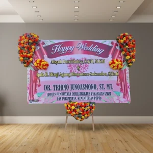 Papan Bunga Wedding Malang