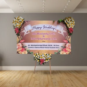 Papan Bunga Wedding Malang