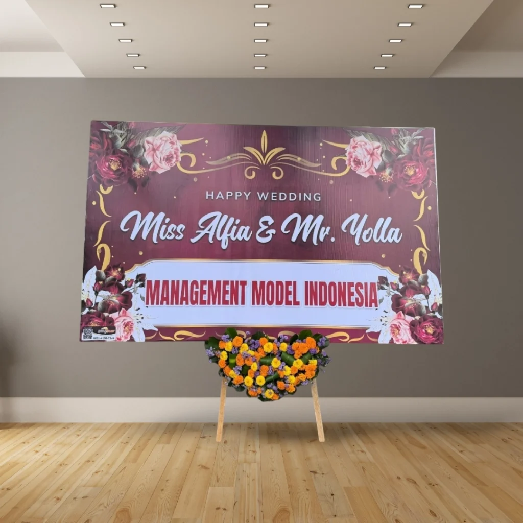 Papan Bunga Wedding Malang