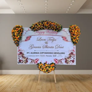 Papan Bunga Wedding Malang