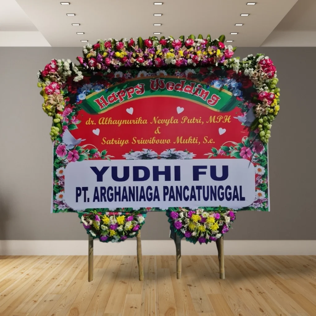 Papan Bunga Wedding Malang