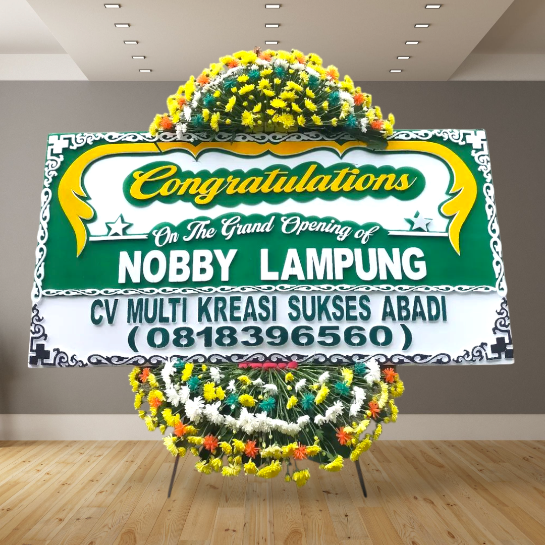 Karangan Bunga Papan Selamat #9 – Bandar Lampung